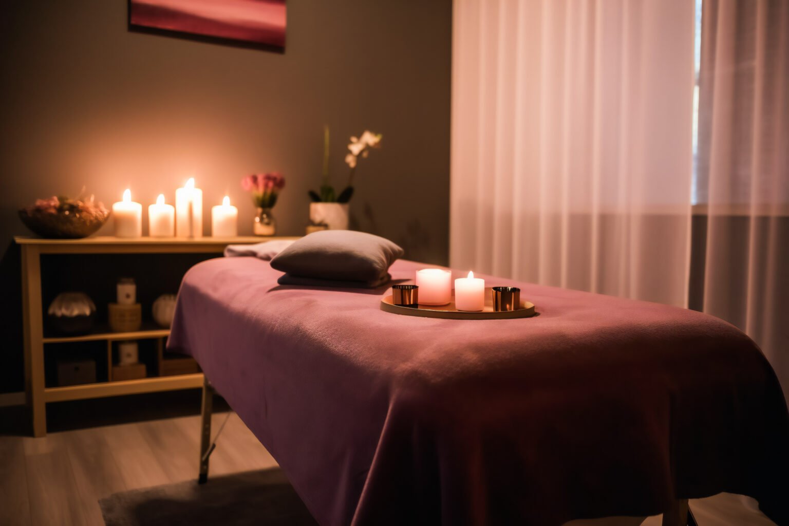 Salle de massage de l’institut